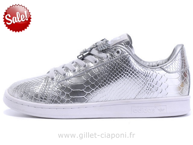 stan smith scratch argenté
